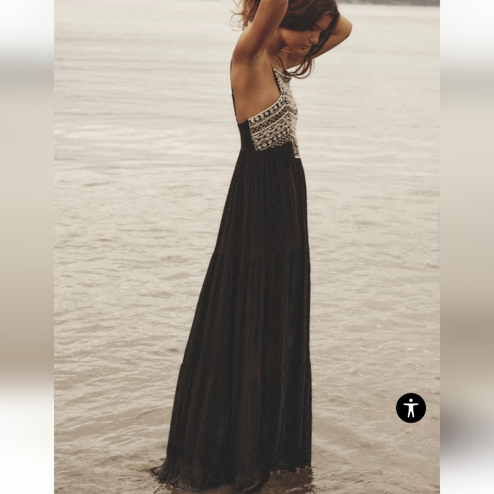 Zara Embroidered Dress